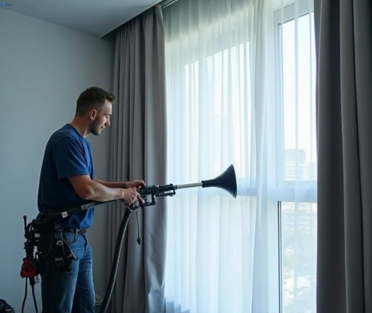 Professional curtain stain removal process equipment Matty Curtain Cleaning hassall-grove-nsw